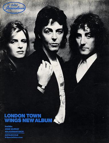 Paul McCartney and Wings London Town US Promo press book